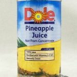 48/6oz PINEAPPLE JUICE DOLE SINGLE SERVE