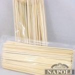 SKEWER BAMBOO 6″ WOOD 12/16/100CT