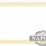 PLACEMATS GOLD GREEK KEY 1/1000PK