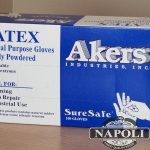 LATEX (MEDIUM) GLOVES 10/100PK